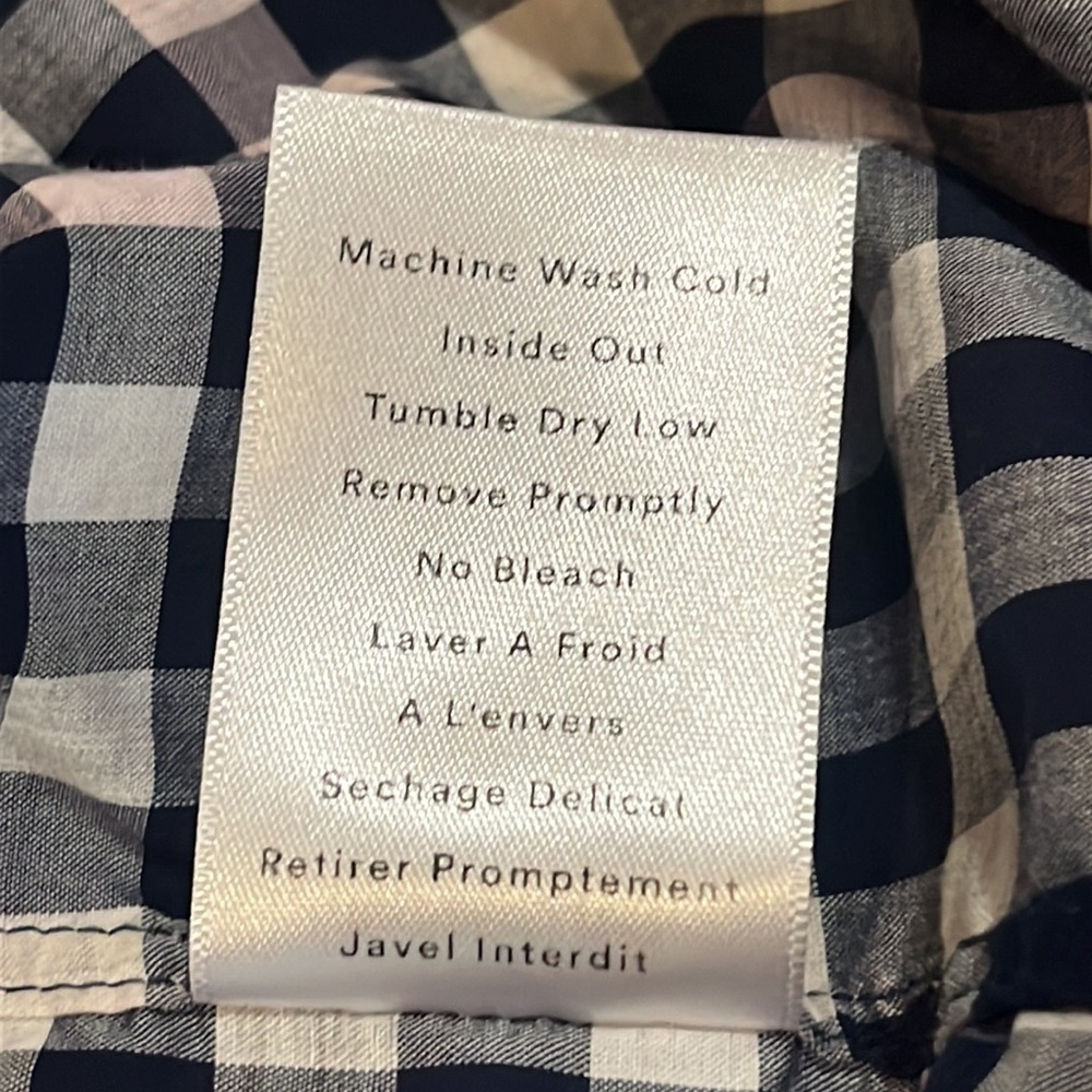 Grayson The Hero Button Down Gingham Multicolor S… - image 5